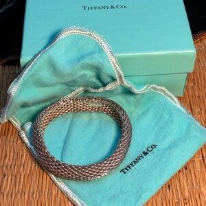 Tiffany & Co. Silver .925 Vintage Woven Bracelet